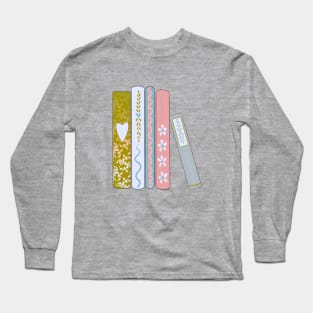 Pastel Reading Books Long Sleeve T-Shirt